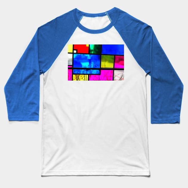 Kaleidoscope Baseball T-Shirt by Evgeniya